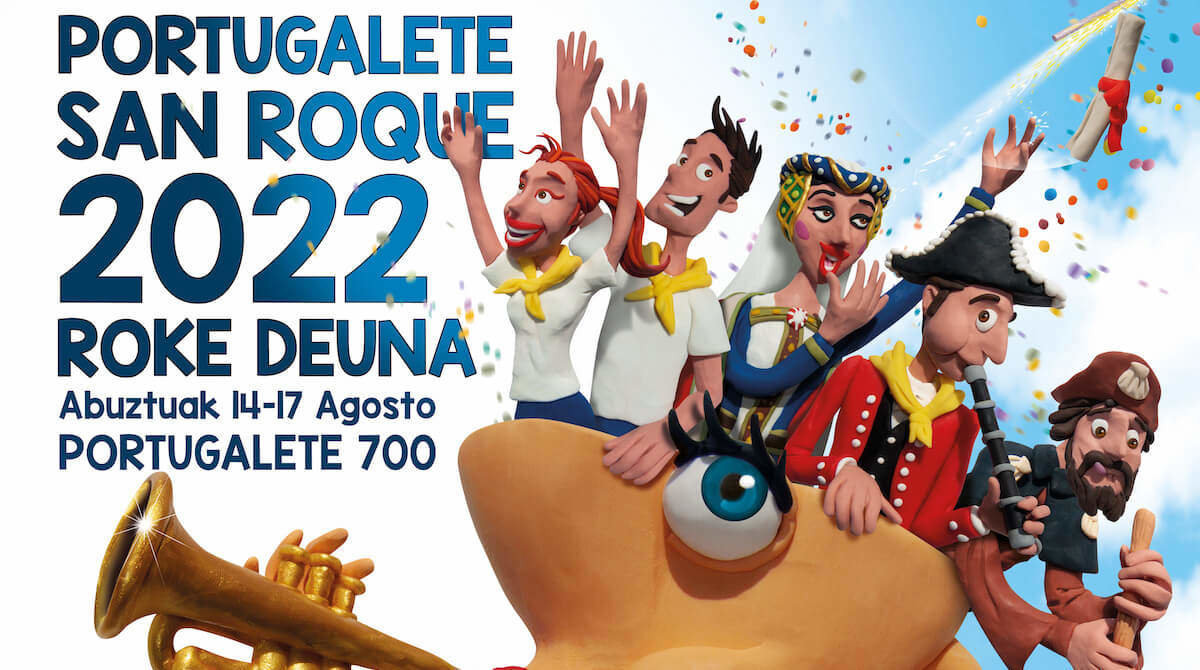 Cartel Fiestas San Roque 2022 Portugalete