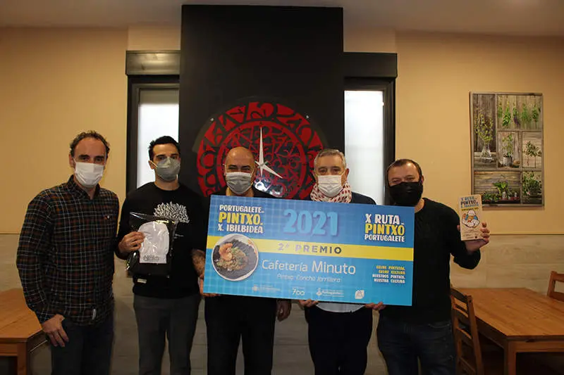 Entrega de Premio al Bar Minuto - Ruta del Pintxo Portugalete 2021
