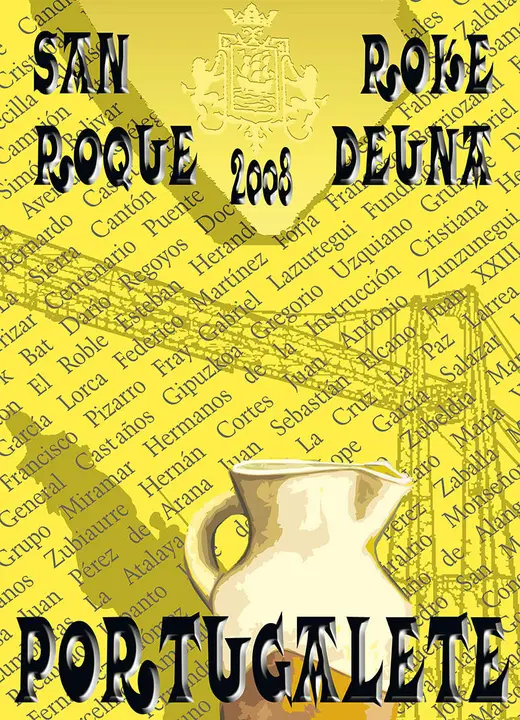 Cartel de Fiestas de Portugalete de 2008
