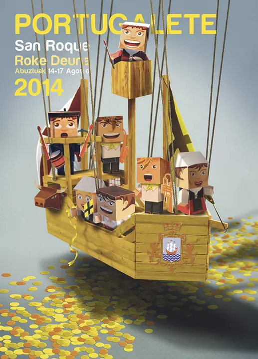 Cartel de Fiestas de Porrtugalete de 2014