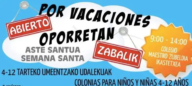 Se presenta el programa Abierto por Vacaciones