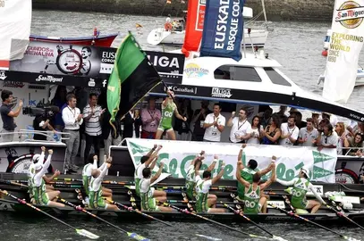 Hondarribia se alz&oacute; con la bandera de Portugalete