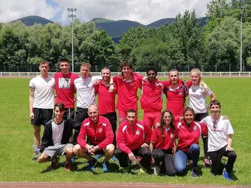 Parte del equipo que particip&oacute; en el Campeonato de Espa&ntilde;a