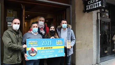 Entrega de Premio al Caf&eacute; Antxeta - Ruta del Pintxo Portugalete 2021