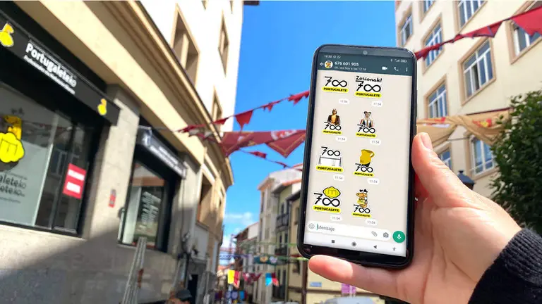 stickers 700 aniversario portugalete