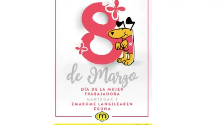 Cartel que lucen los escaparates 