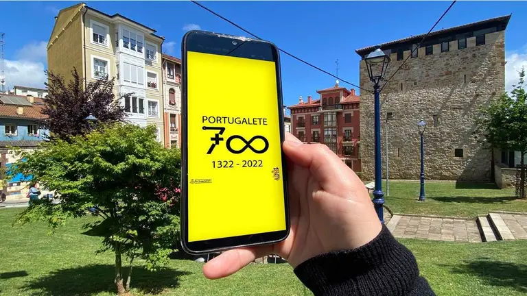 Logo aniversario por los 700 a&ntilde;os de Portugalete